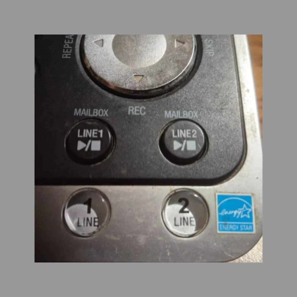 AT&T 2 Line Answering Machine Phone - Picture 3 of 5